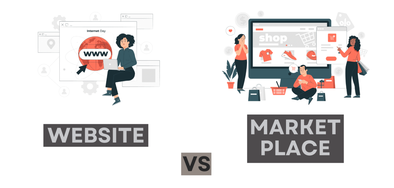 Website vs Marketplace Website vs Marketplace