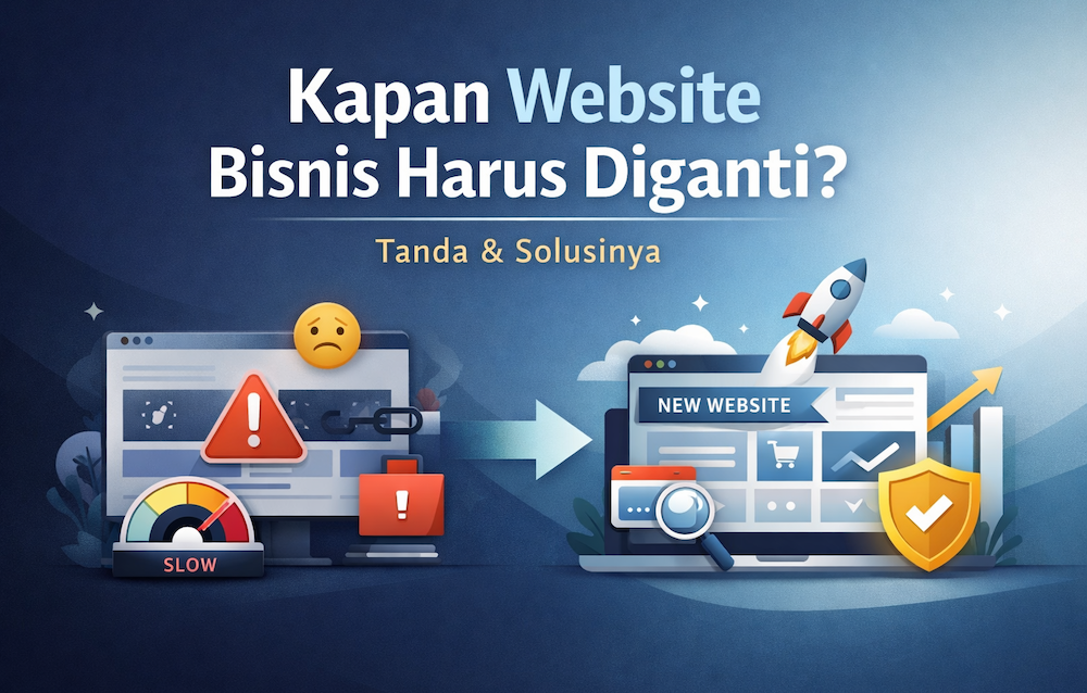 Kapan Website Bisnis Harus Diganti? Ini Tanda & Solusinya Kapan Website Bisnis Harus Diganti? Ini Tanda & Solusinya
