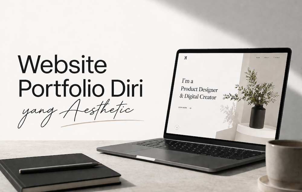 Website Portfolio Diri yang Aesthetic Website Portfolio Diri yang Aesthetic